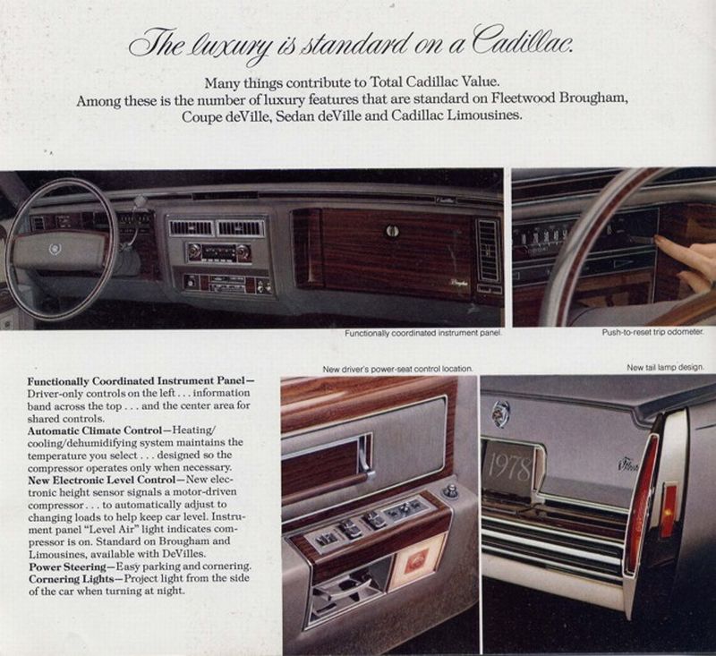 1978 Cadillac Brochure Page 20